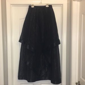 Formal skirt & crop top set.